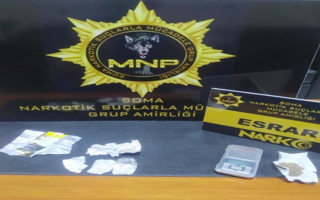Soma'da Uyuşturucu Operasyonunda 1 Tutuklama